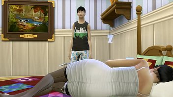 Japanese Stepson Shares Bed With Mom Before Sex