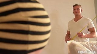 Rich Mom Seduces Handyman For Rough Anal