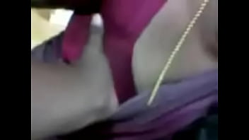 Tamil Sister Flirts While Touching Her Chest