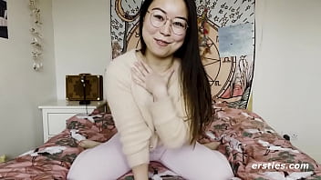 Shy Chinese Girl Excited To Film Solo Video For Us