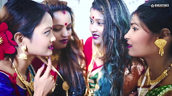 Desi Tharki Brothers Share Four Wives In Gangbang (hindi Audio)