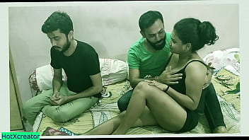 Indian Couple Shares Girlfriend With Virgin Friend In Threesome (hindi Audio)