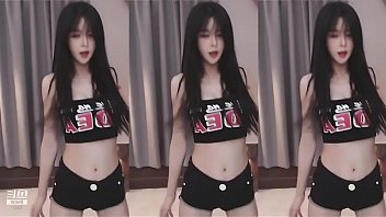 Slim Chinese Girl Dancing