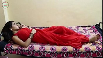 Indian Woman In Red Saree