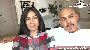 Amateur Arab Couple’s First Porn With Skinny Teen