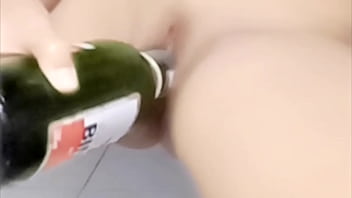 Masturbation With Bottle And External Ejaculation