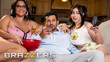 Ashlyn Peaks & Chloe Surreal’s Movie Night Turns Into A Hot Threesome