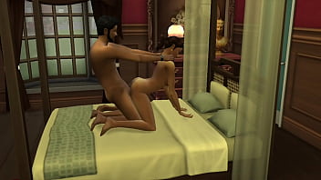 Santu Aunty Plays With Neighbor Guy