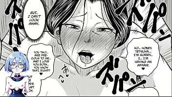 Japanese Mother Dominates Two Men
