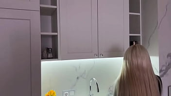 Blonde In Black Stockings Enjoys Passionate Sex With Russian Couple