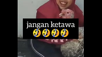 Chubby Girl Laughs Heartily.