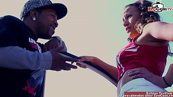 Natural Brunette Enjoys A Large Partner.